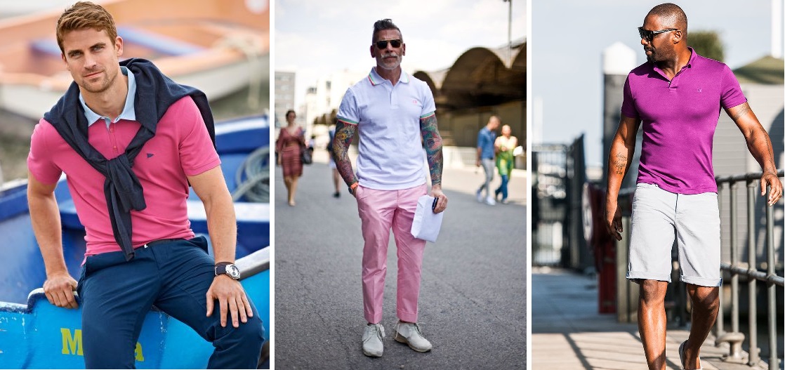 мужское поло розовое тренды мода 2020 обзор